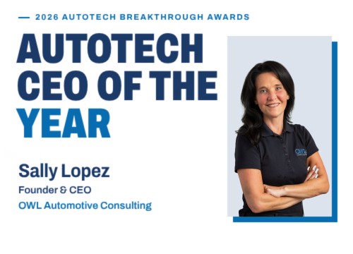 Sally Lopez Named 2026 AutoTech CEO of the Year in the AutoTech Breakthrough Awards