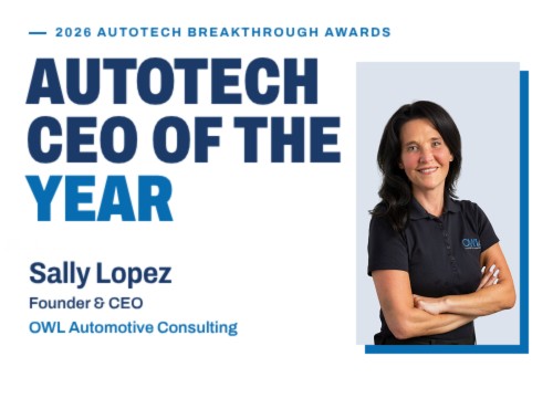 Sally Lopez Named 2026 AutoTech CEO of the Year in the AutoTech Breakthrough Awards